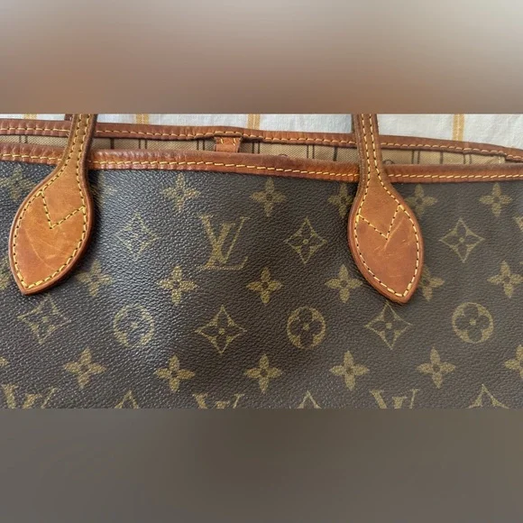 Louis Vuitton Brown Monogram Tote - Picture 10 of 16